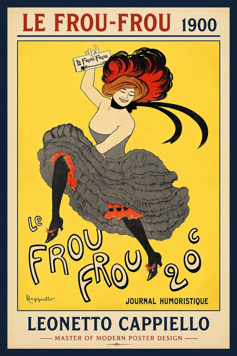 Leonetto Cappiello Le Frou-frou No2 - Juliste
