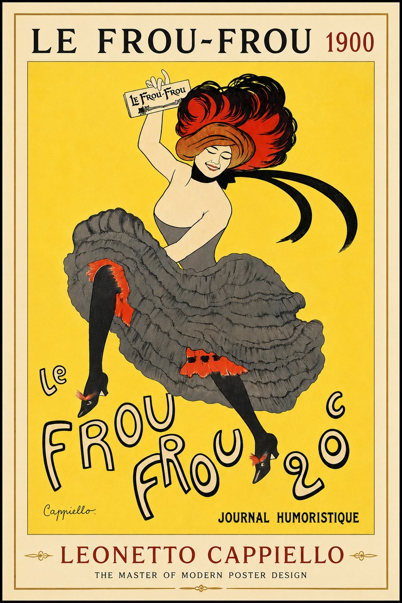 Leonetto Cappiello Le Frou-frou No4 - Juliste