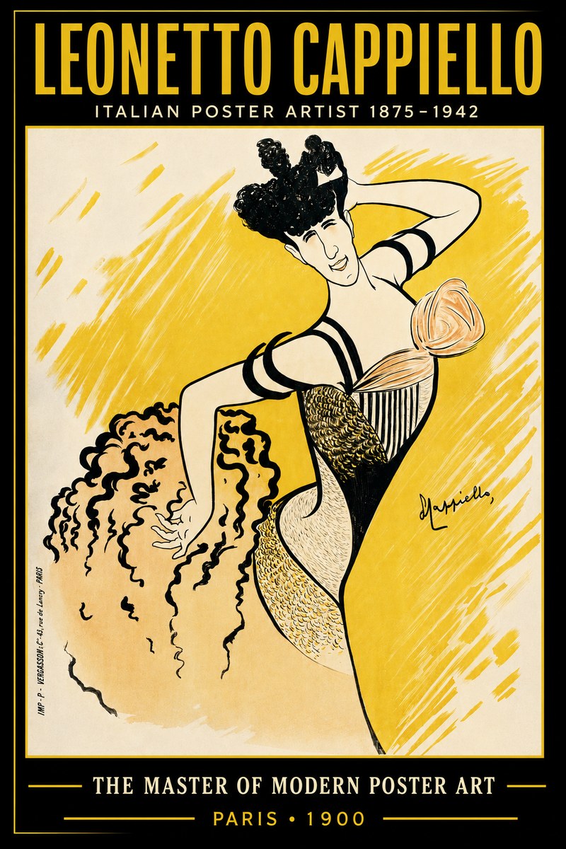 Leonetto Cappiello The Dancer No3 - Juliste