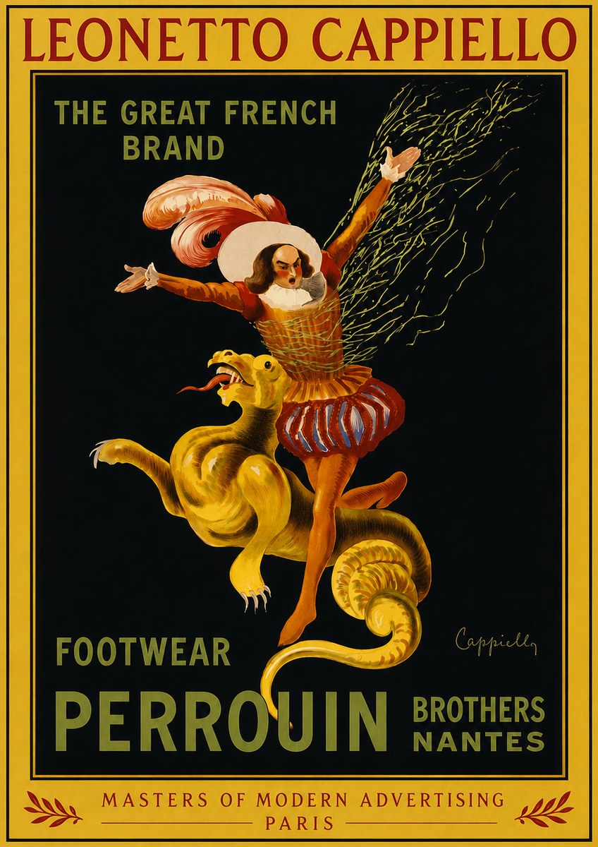 Leonetto Cappiello Footwear Perrouin No3 - Juliste