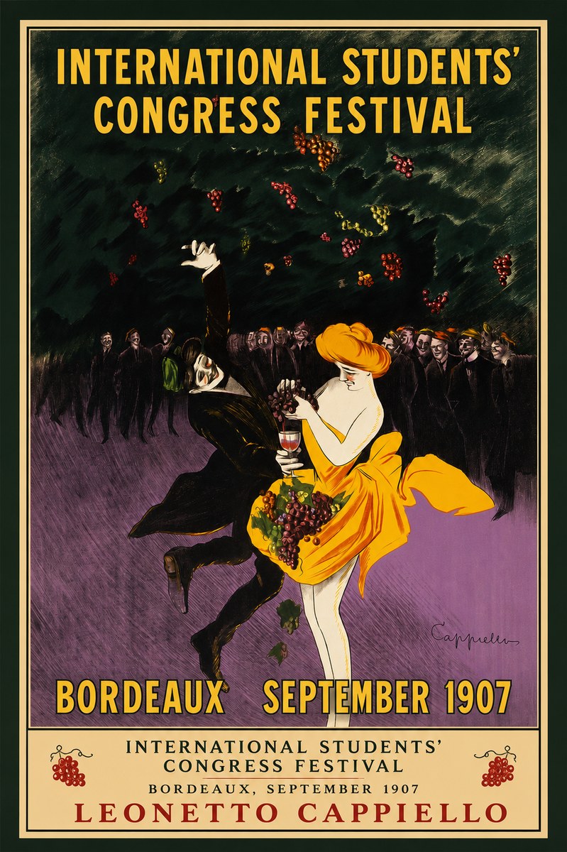 Leonetto Cappiello International Students' Congress Festival No2 - Juliste