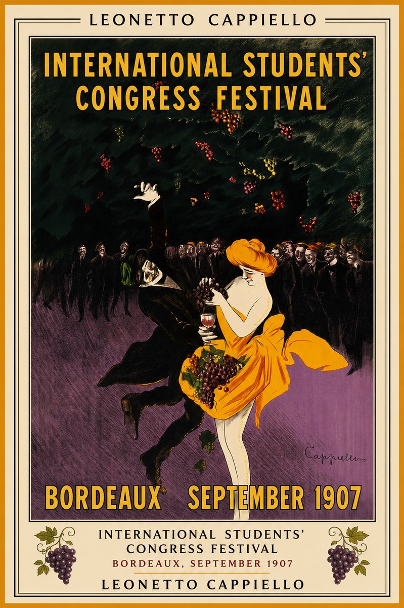 Leonetto Cappiello International Students' Congress Festival No4 - Juliste