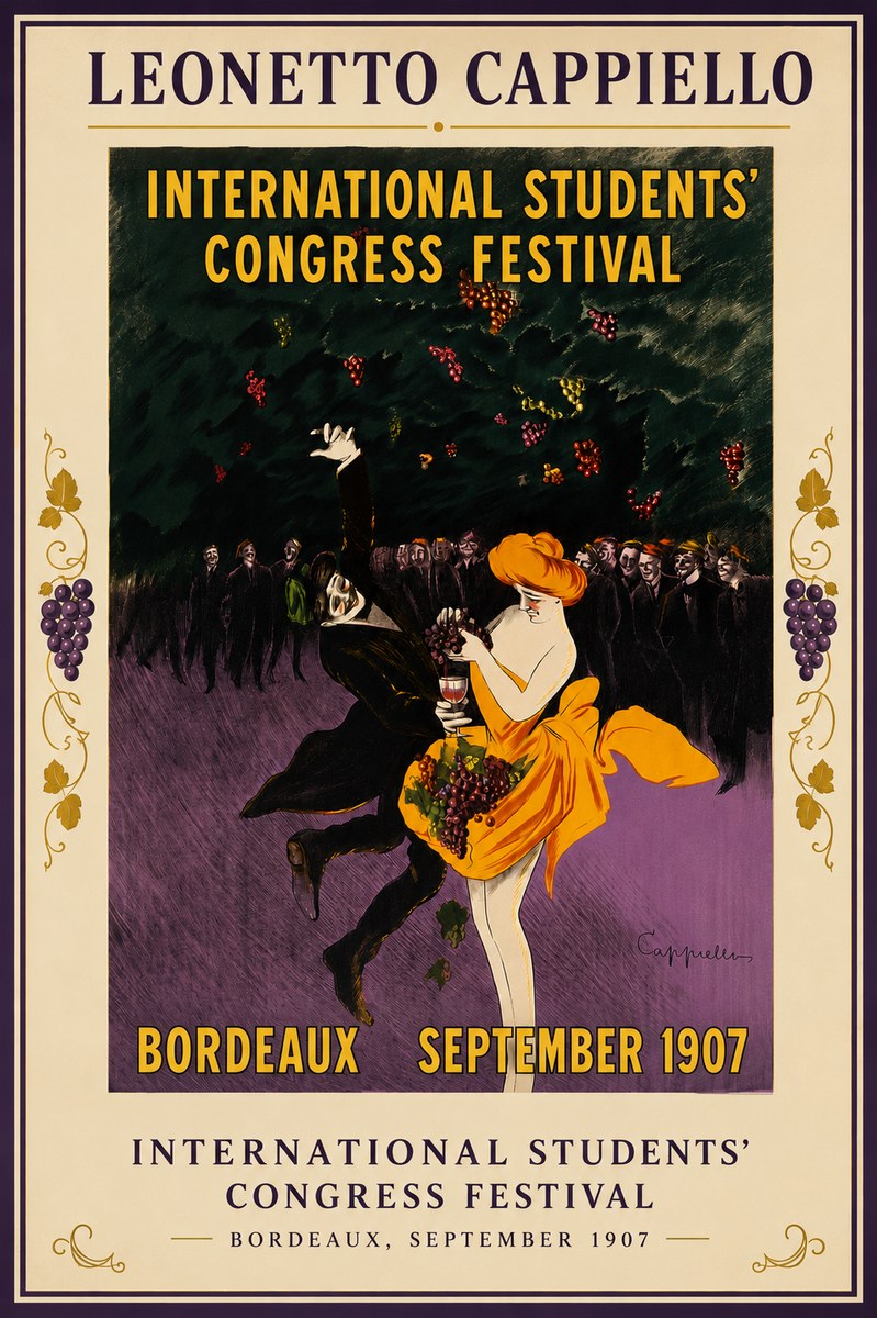 Leonetto Cappiello International Students' Congress Festival No6 - Juliste
