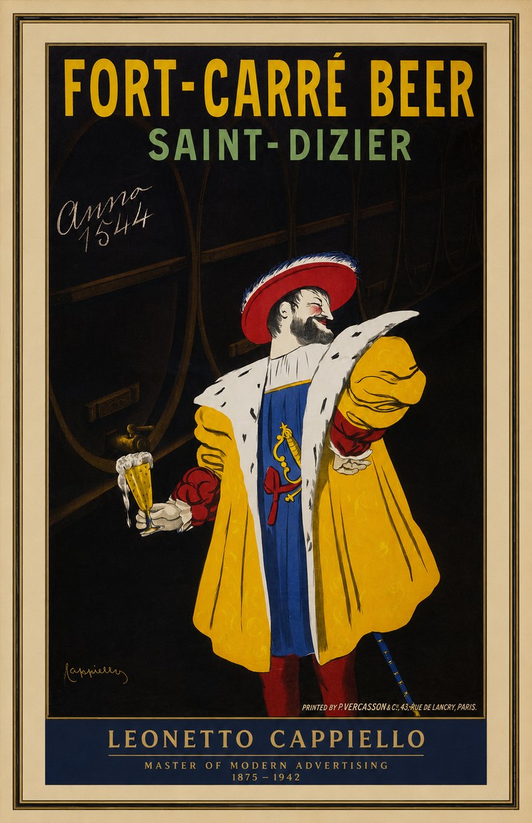 Leonetto Cappiello Fort-carré Beer Saint-dizier No1 - Juliste