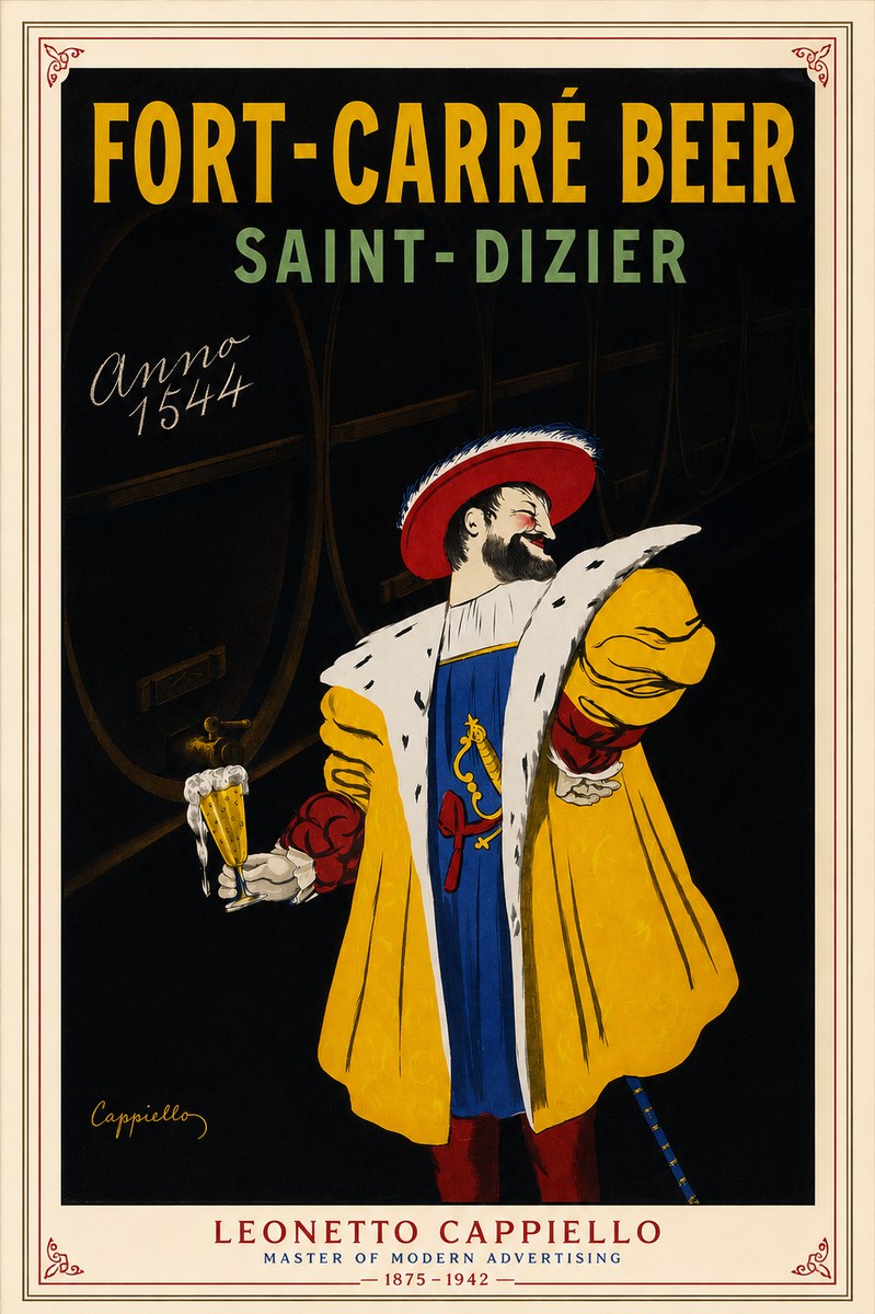 Leonetto Cappiello Fort-carré Beer Saint-dizier No2 - Juliste
