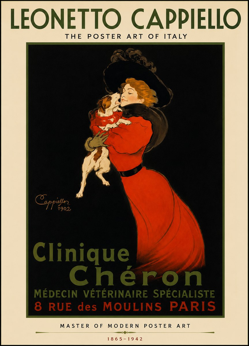 Leonetto Cappiello Clinique Chéron No3 - Juliste