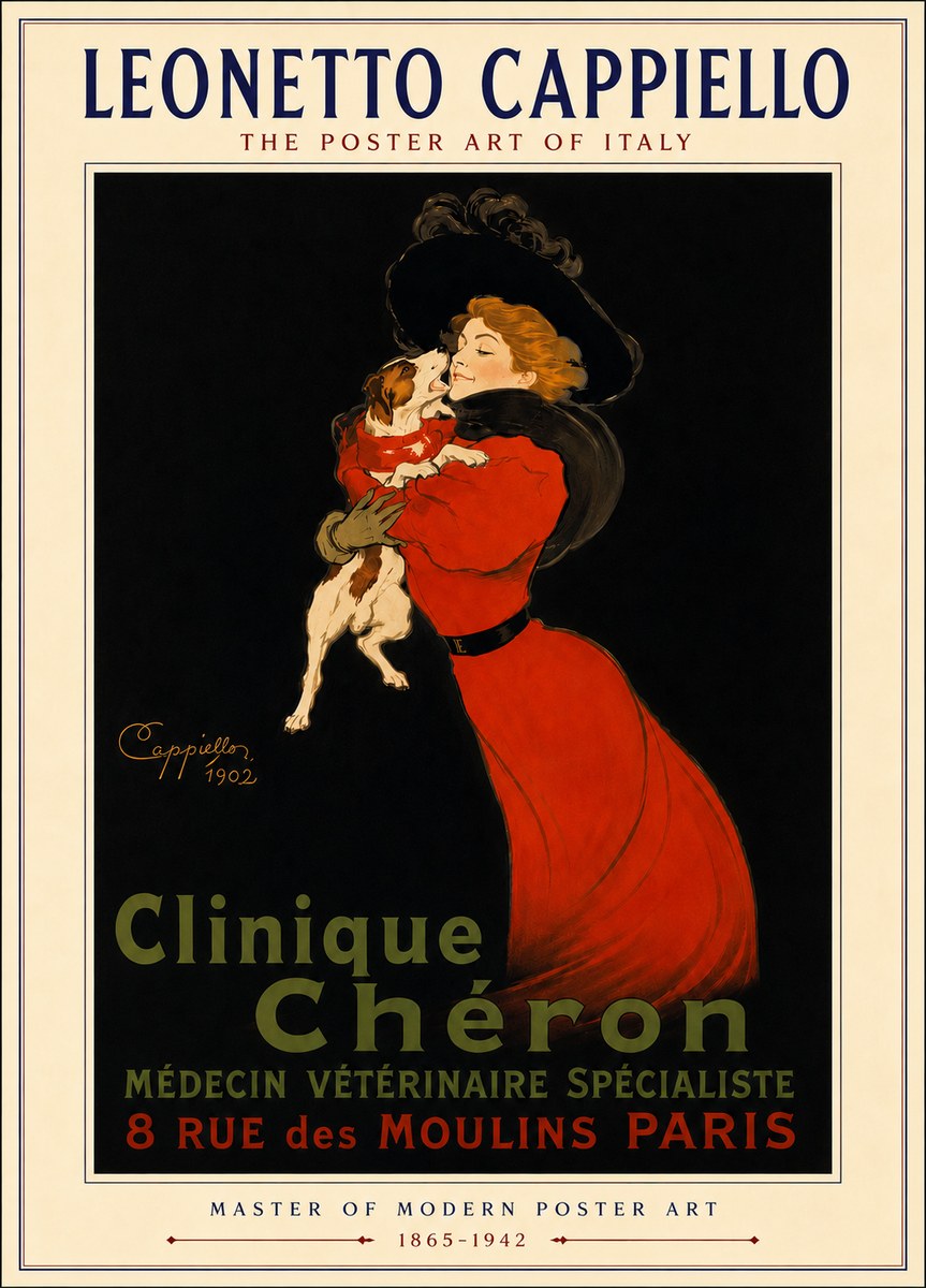 Leonetto Cappiello Clinique Chéron No5 - Juliste