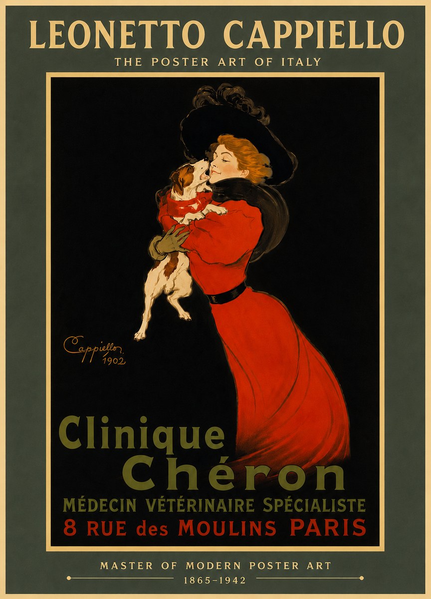 Leonetto Cappiello Clinique Chéron No6 - Juliste