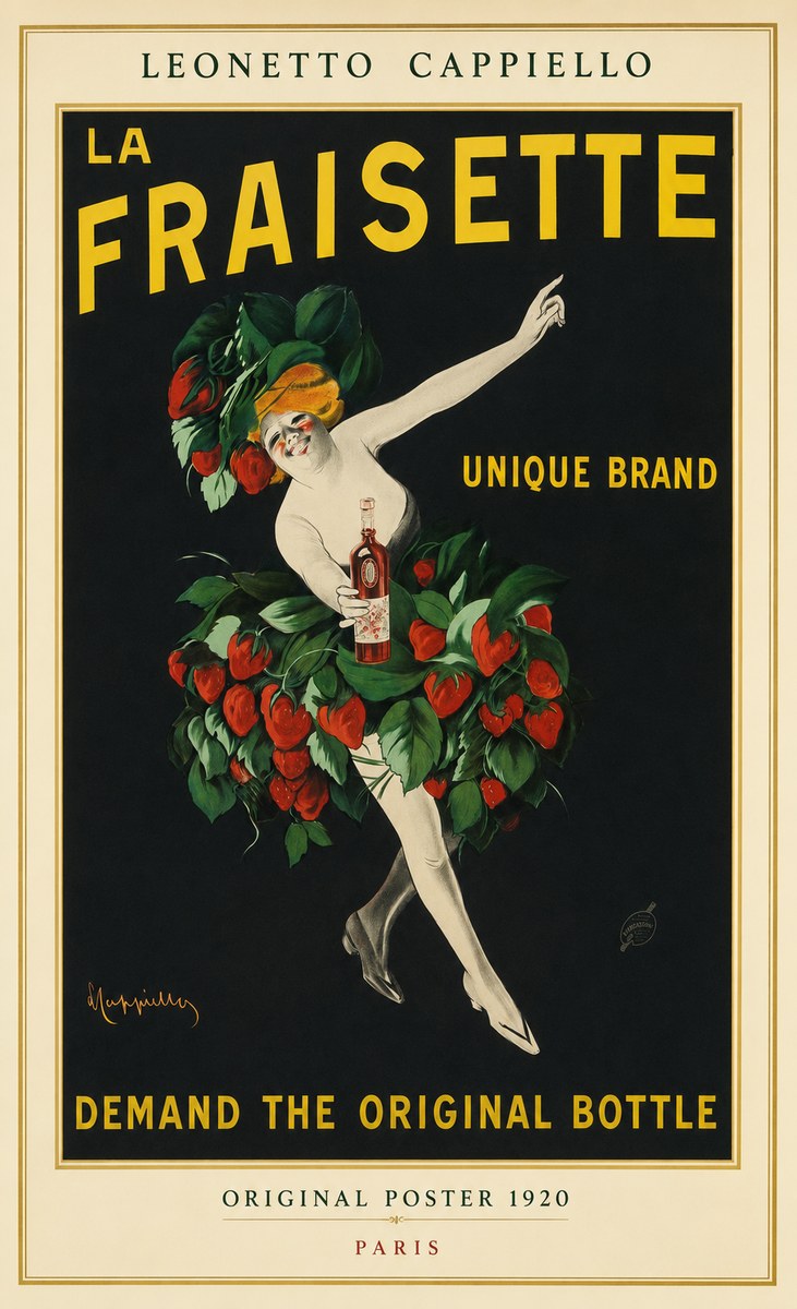 Leonetto Cappiello La Fraisette No1 - Juliste