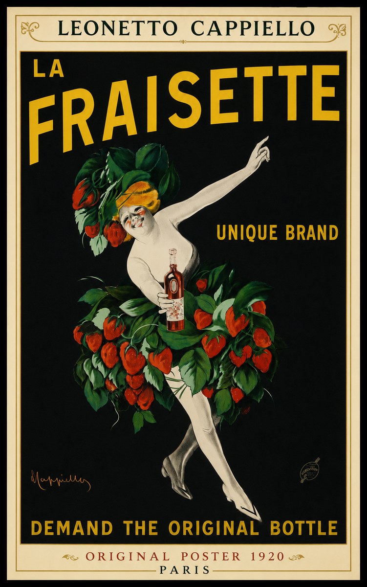 Leonetto Cappiello La Fraisette No3 - Juliste