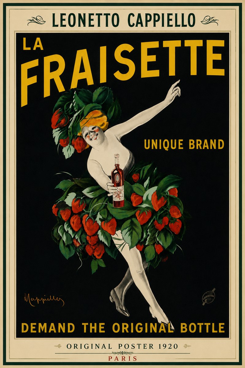 Leonetto Cappiello La Fraisette No4 - Juliste