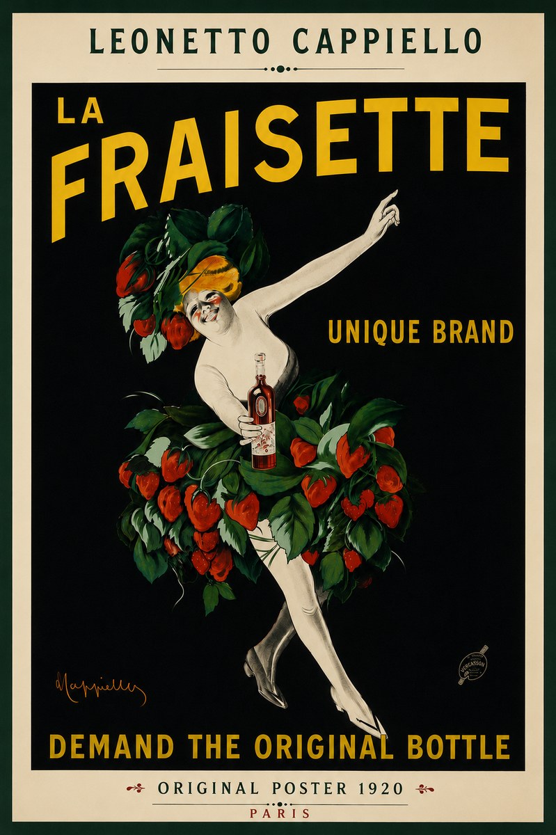 Leonetto Cappiello La Fraisette No5 - Juliste