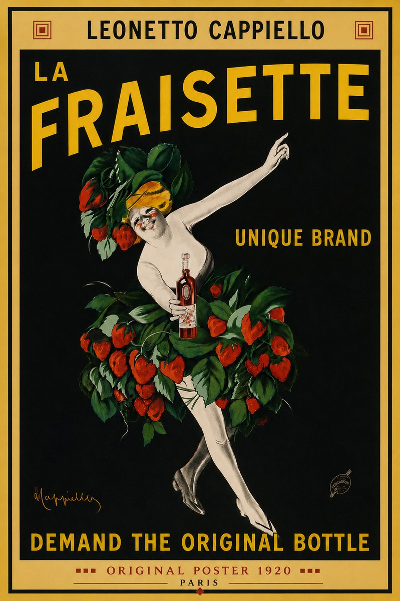 Leonetto Cappiello La Fraisette No6 - Juliste