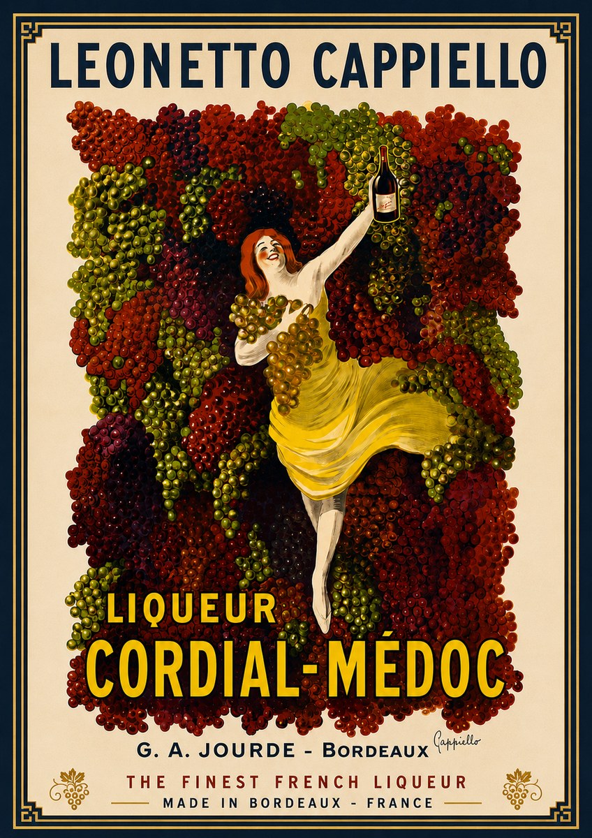 Leonetto Cappiello Liqueur Cordial-médoc No5 - Juliste