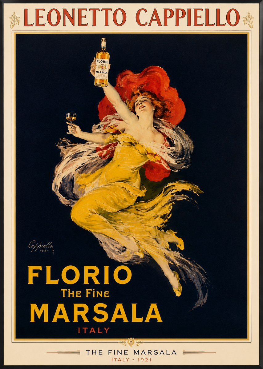 Leonetto Cappiello Florio the Fine Marsala No2 - Juliste