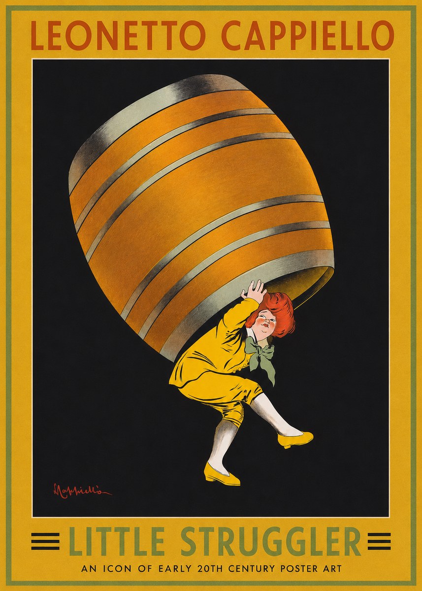 Leonetto Cappiello Little Struggler No2 - Juliste