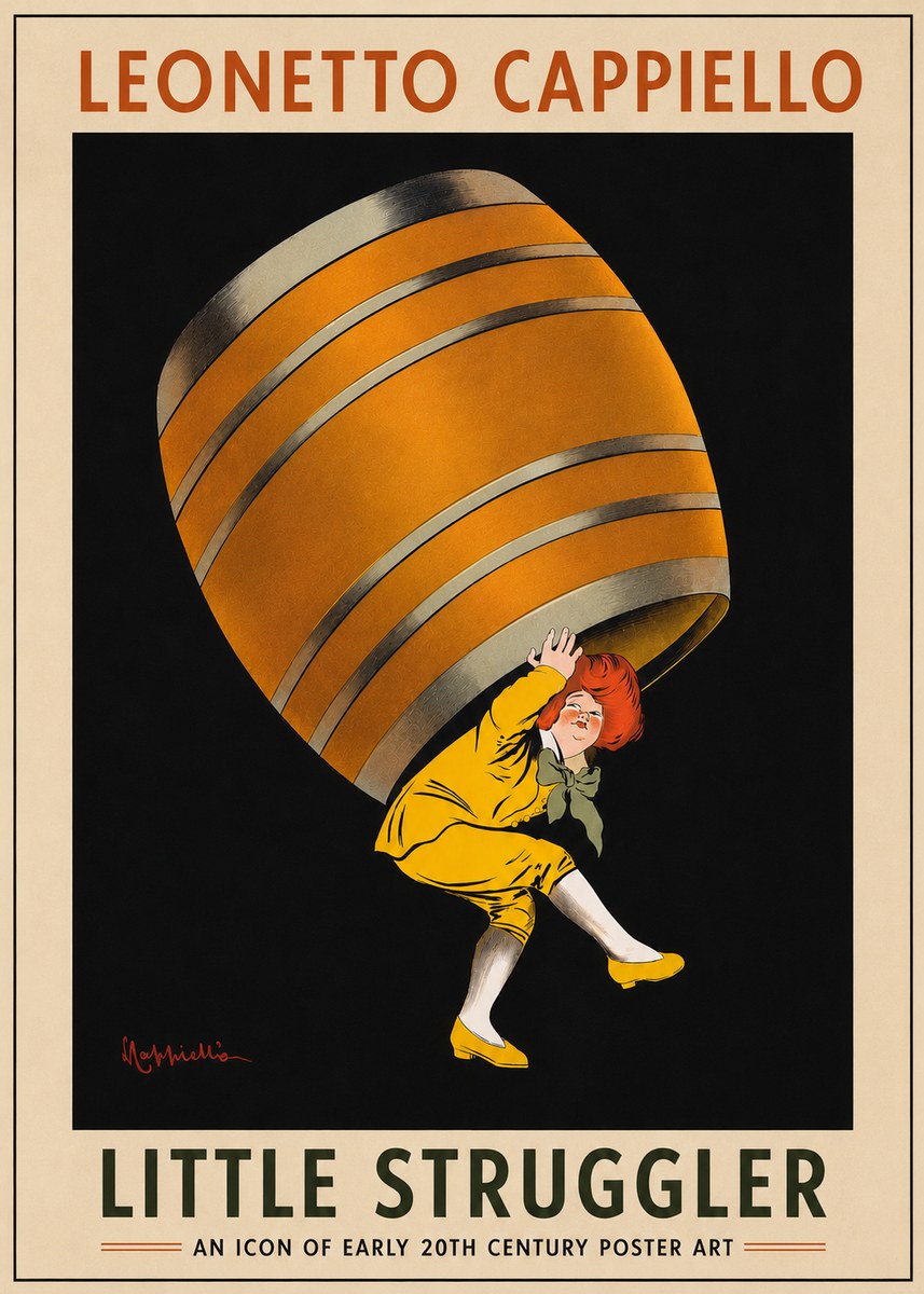 Leonetto Cappiello Little Struggler No4 - Juliste