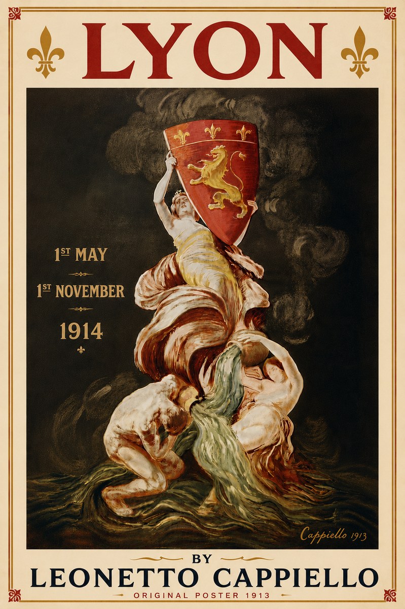 Leonetto Cappiello Lyon No6 - Juliste
