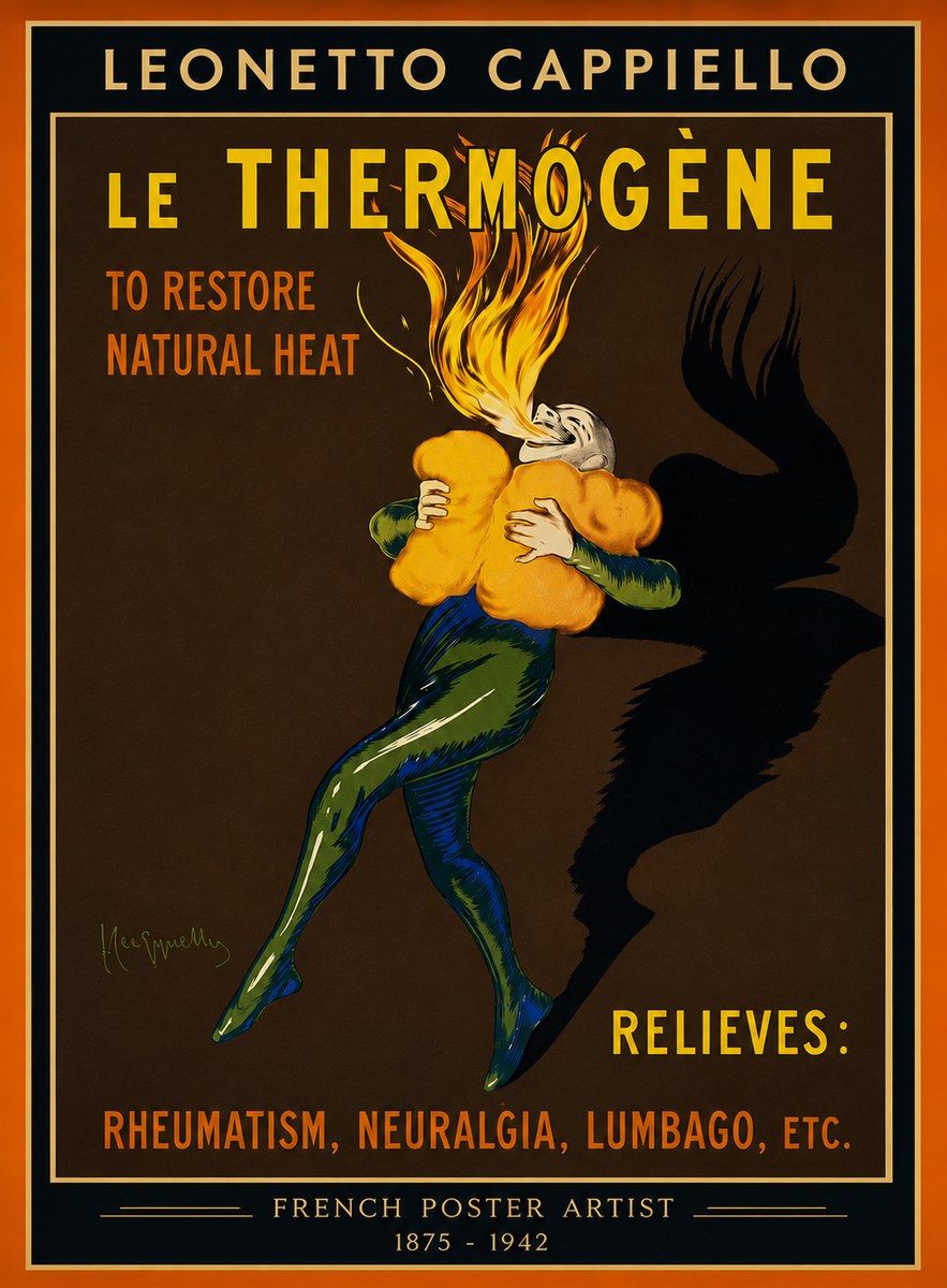 Leonetto Cappiello Le Thermogène No4 - Juliste