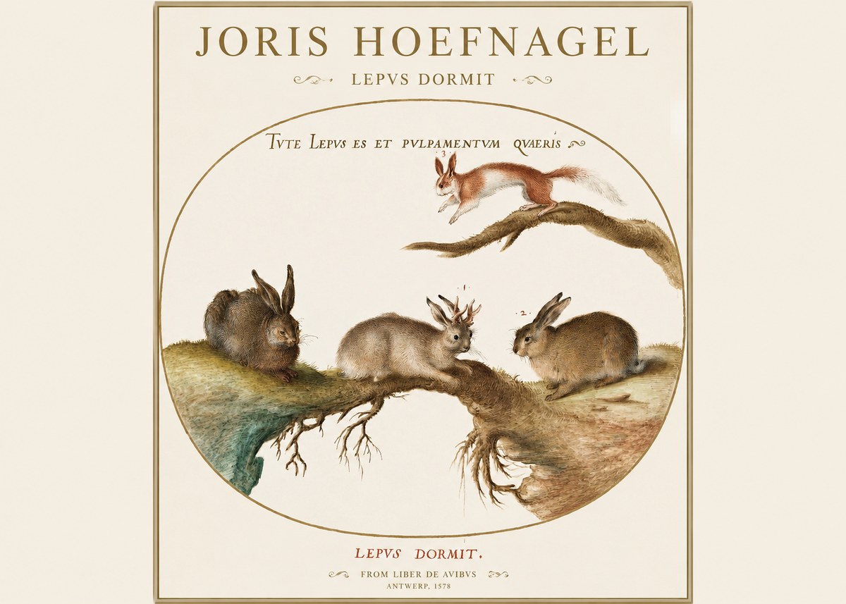 Joris Hoefnagel Lepvs Dormit No1 - Juliste
