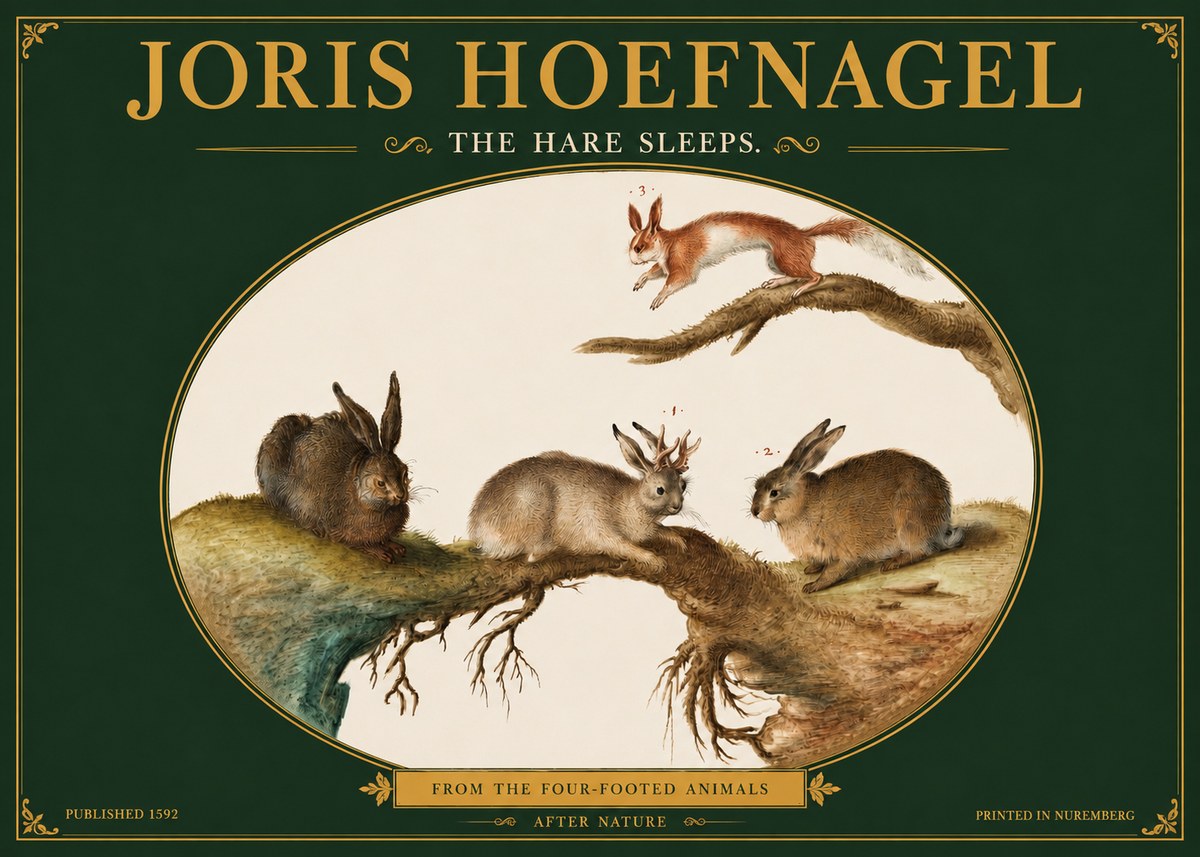 Joris Hoefnagel Lepvs Dormit No4 - Juliste