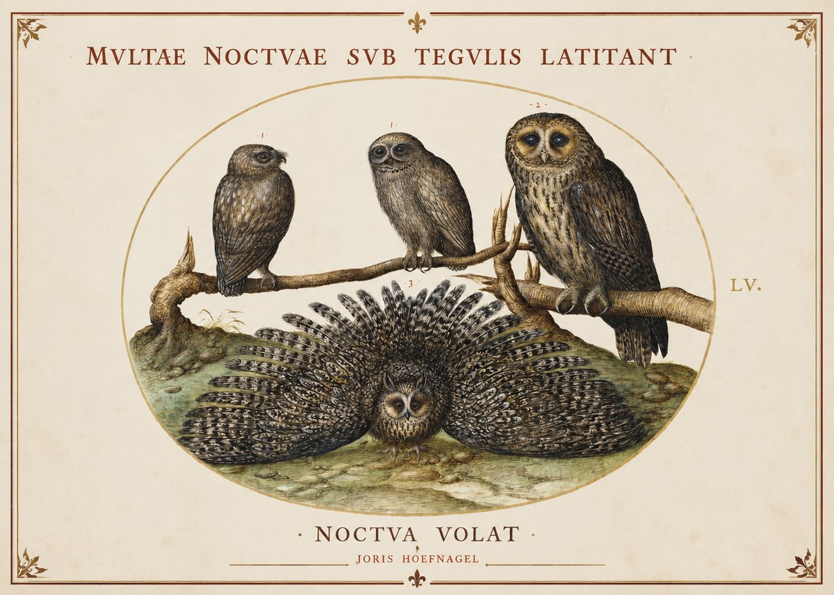 Joris Hoefnagel Noctva Volat No1 - Juliste