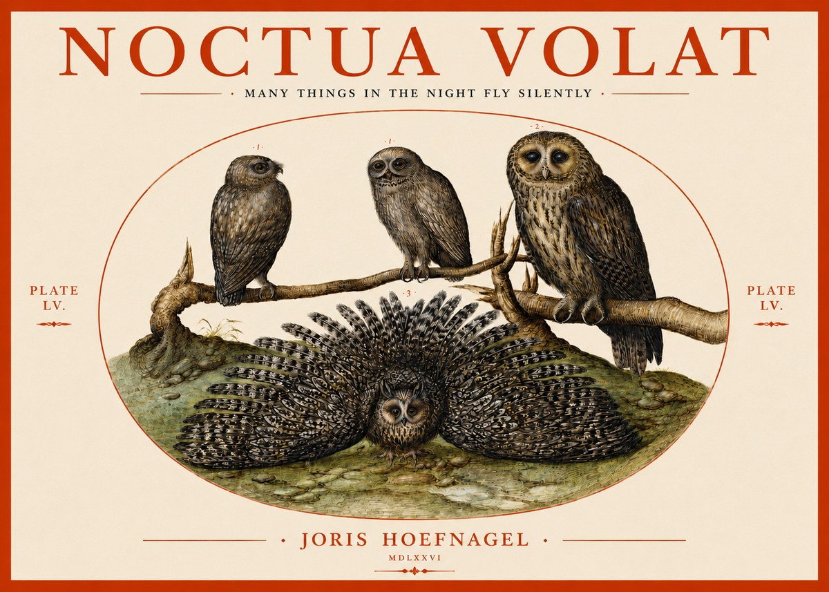 Joris Hoefnagel Noctva Volat No4 - Juliste
