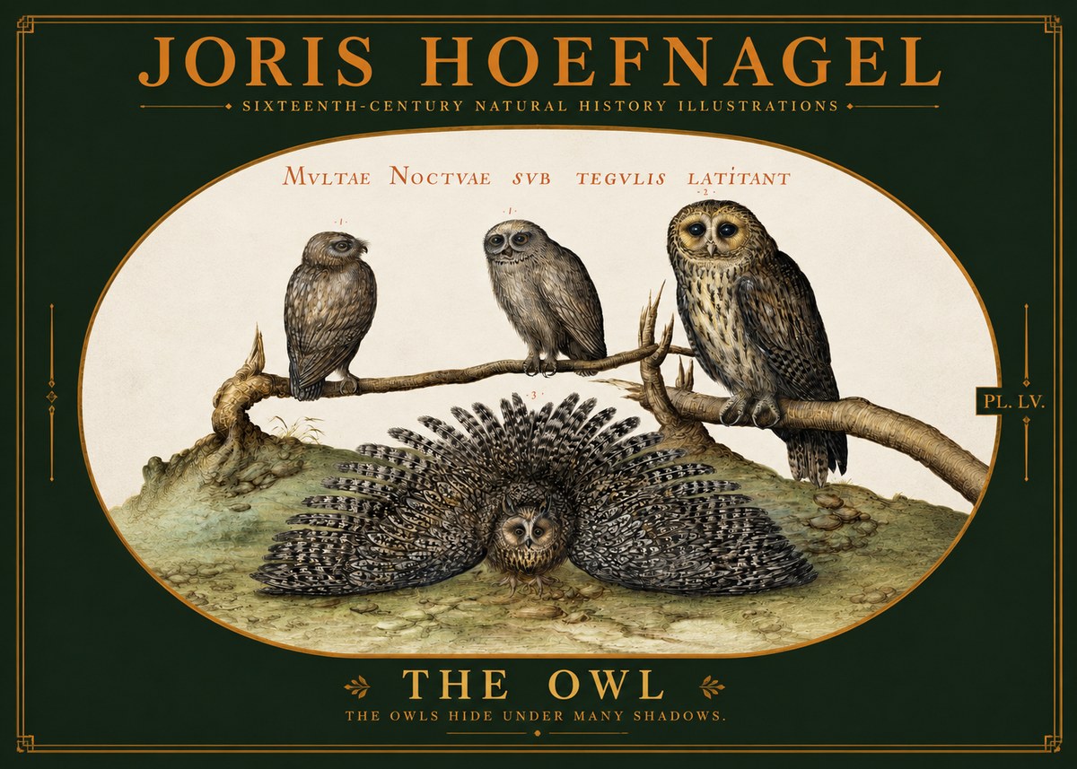 Joris Hoefnagel Noctva Volat No6 - Juliste