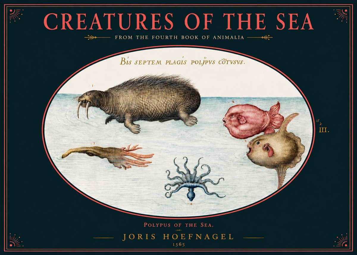 Joris Hoefnagel Polyps of the Sea No2 - Juliste