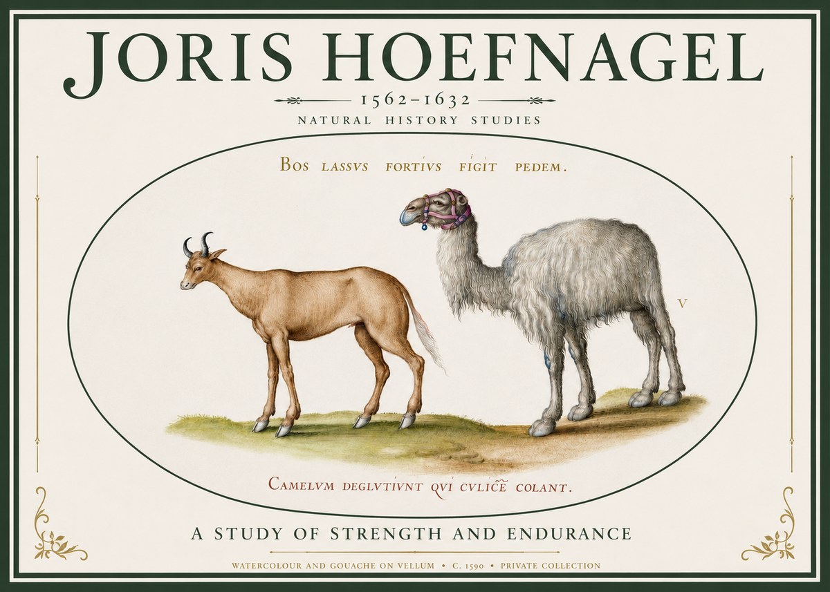 Joris Hoefnagel A Study of Strength and Endurance No3 - Juliste
