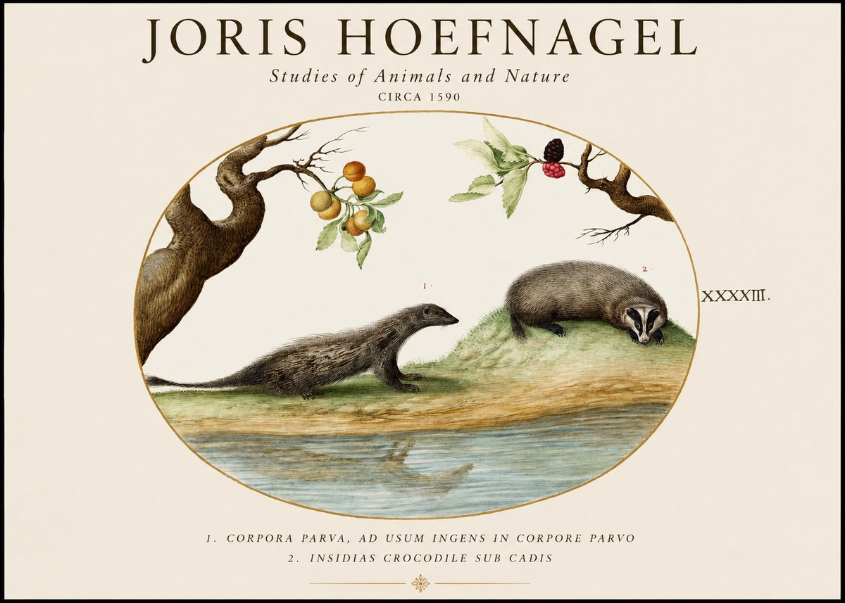 Joris Hoefnagel Studies of Animals and Nature Xxxxiii No1 - Juliste