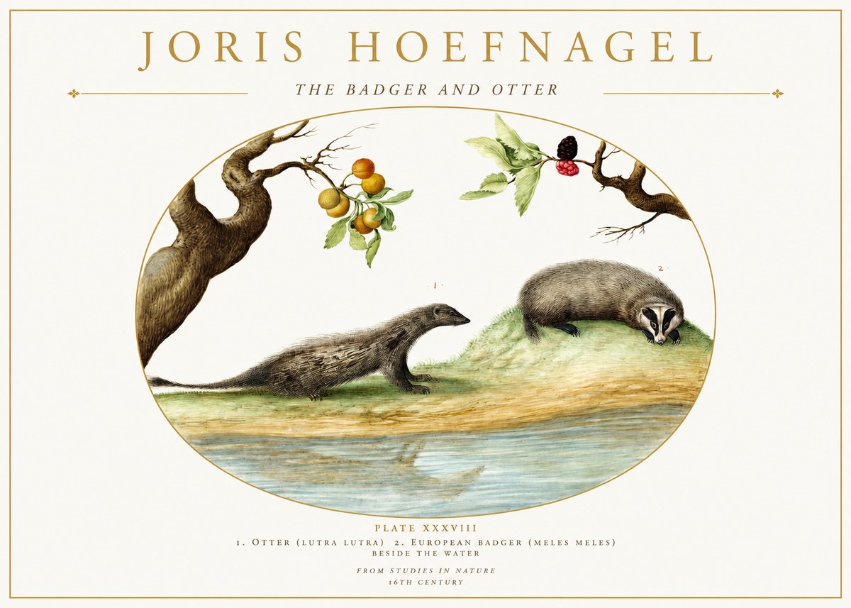 Joris Hoefnagel Studies of Animals and Nature Xxxxiii No2 - Juliste