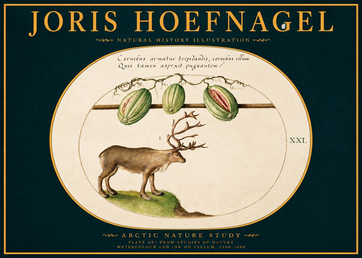Joris Hoefnagel Arctic Nature Study No2 - Juliste