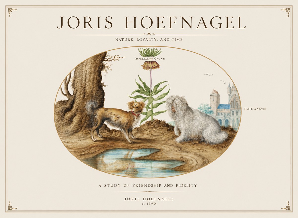 Joris Hoefnagel A Study of Friendship and Fidelity No1 - Juliste