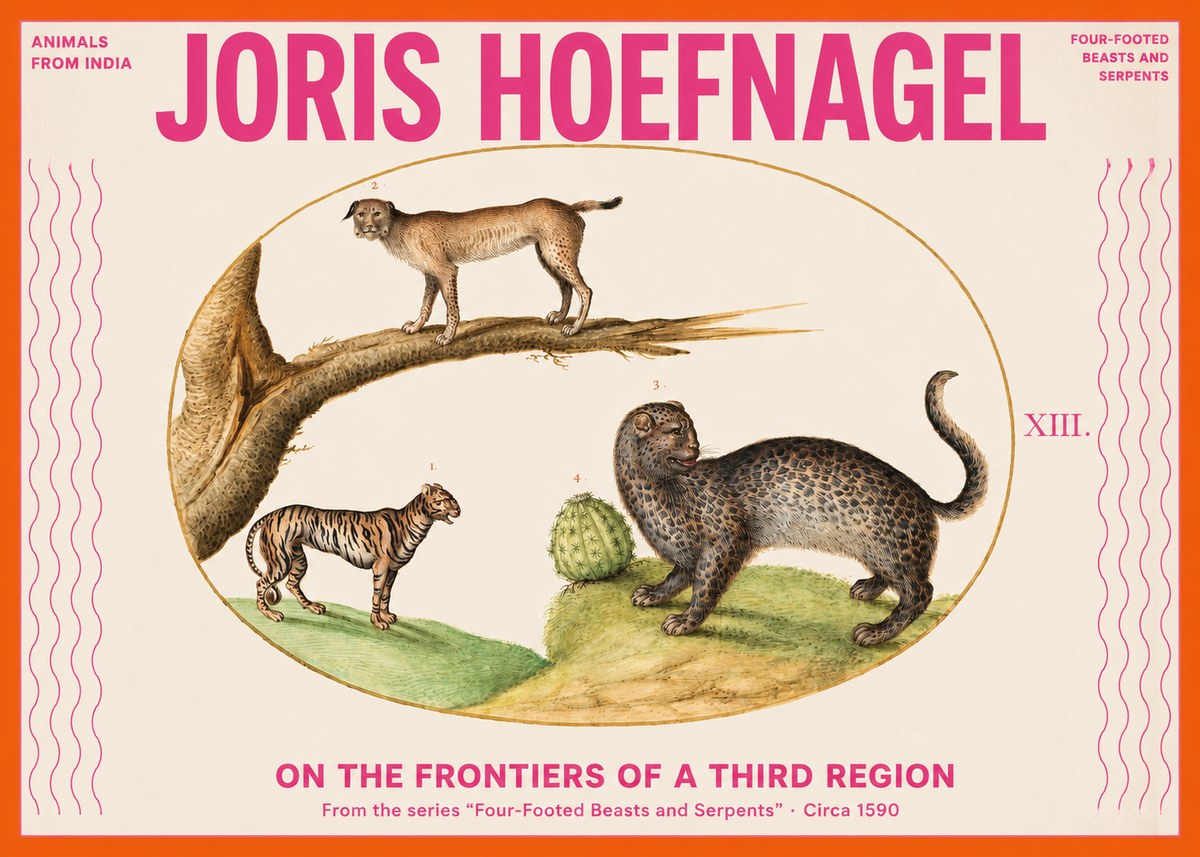 Joris Hoefnagel Four Beasts No3 - Juliste