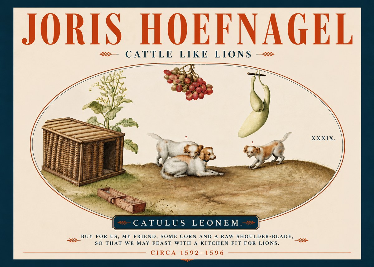 Joris Hoefnagel Cattle Like Lions No4 - Juliste