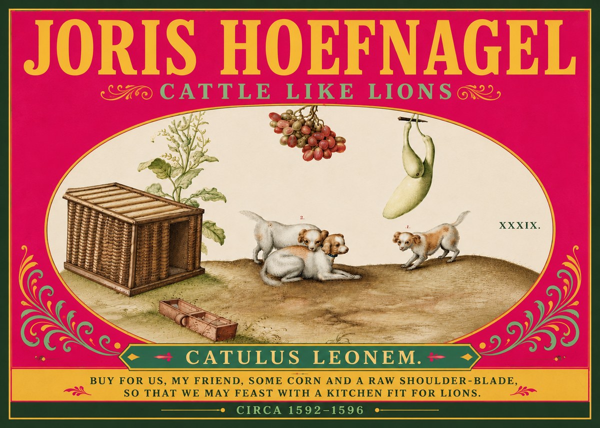 Joris Hoefnagel Cattle Like Lions No6 - Juliste