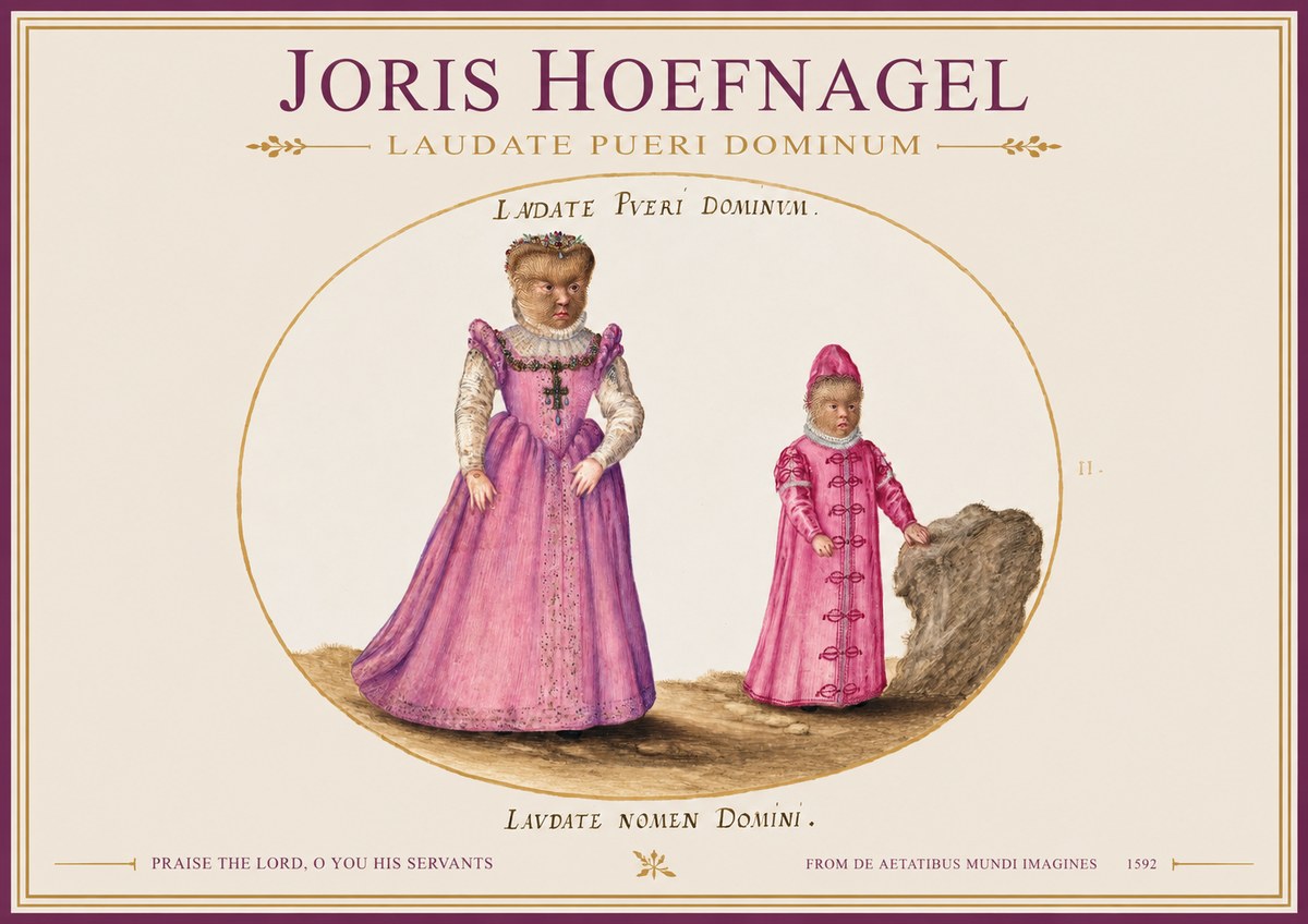 Joris Hoefnagel Laudate Pueri Dominum No1 - Juliste