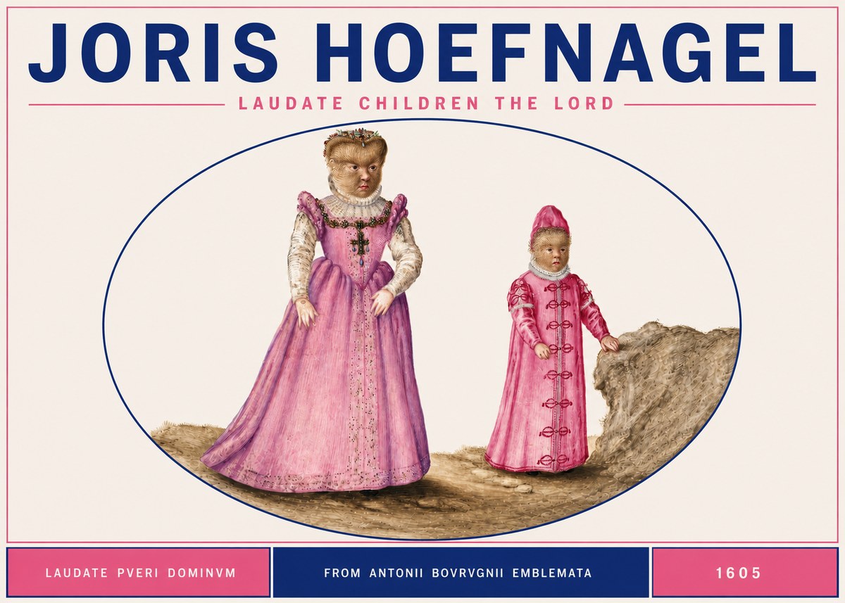 Joris Hoefnagel Laudate Pueri Dominum No6 - Juliste