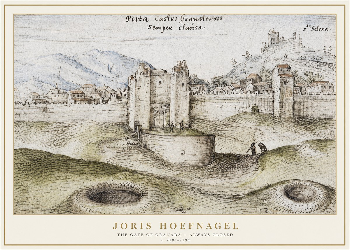 Joris Hoefnagel The Gate of Granada - Always Closed No1 - Juliste