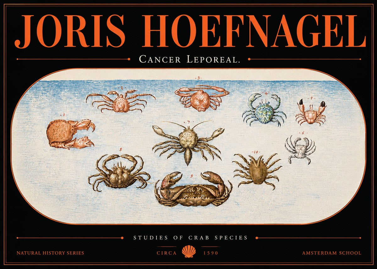 Joris Hoefnagel Cancer Leporeal. No5 - Juliste