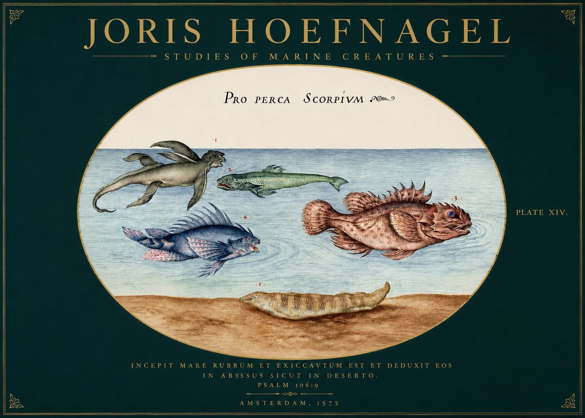 Joris Hoefnagel Pro Perca Scorpivm No2 - Juliste