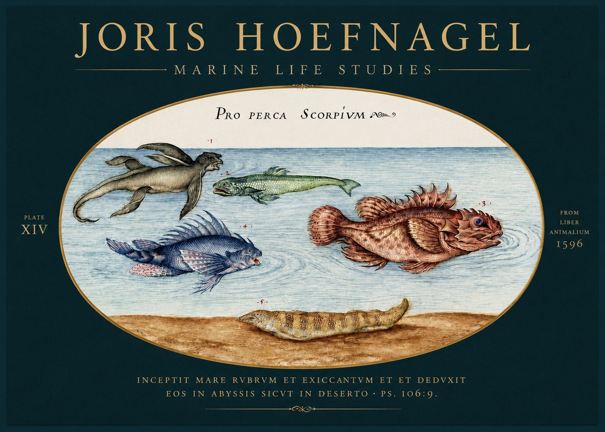 Joris Hoefnagel Pro Perca Scorpivm No4 - Juliste