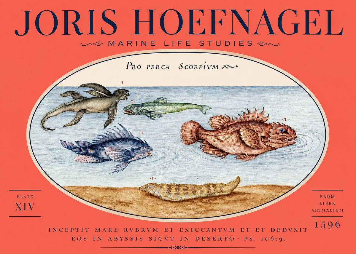 Joris Hoefnagel Pro Perca Scorpivm No5 - Juliste