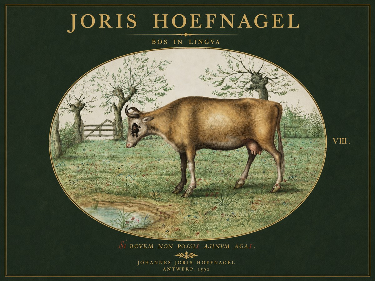 Joris Hoefnagel Bos in Lingva No3 - Juliste