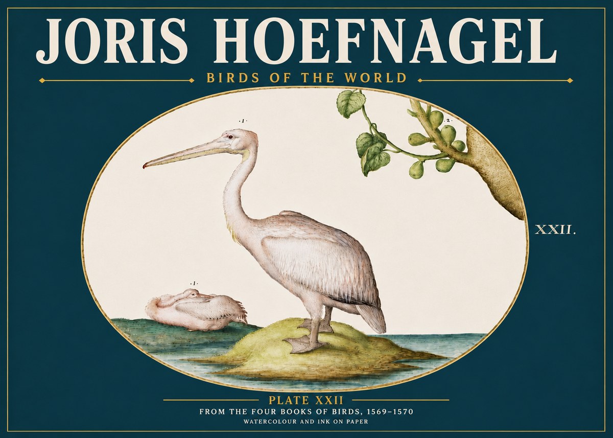 Joris Hoefnagel Plate Xxii No5 - Juliste
