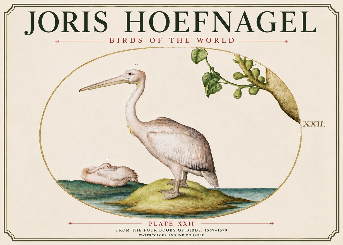 Joris Hoefnagel Plate Xxii No6 - Juliste