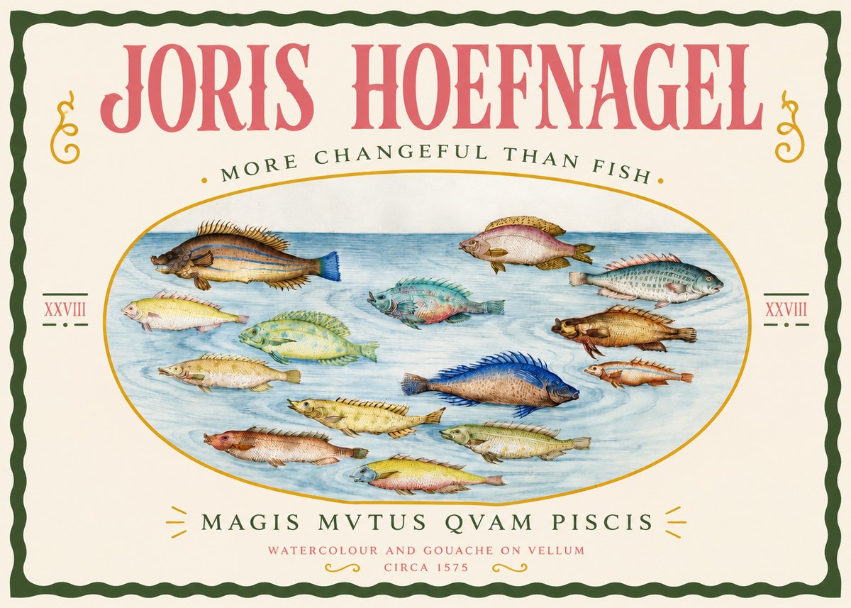 Joris Hoefnagel Fish More Than Silent No4 - Juliste