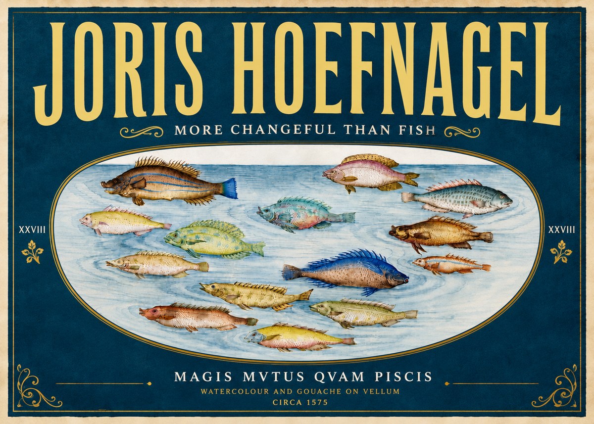 Joris Hoefnagel Fish More Than Silent No6 - Juliste