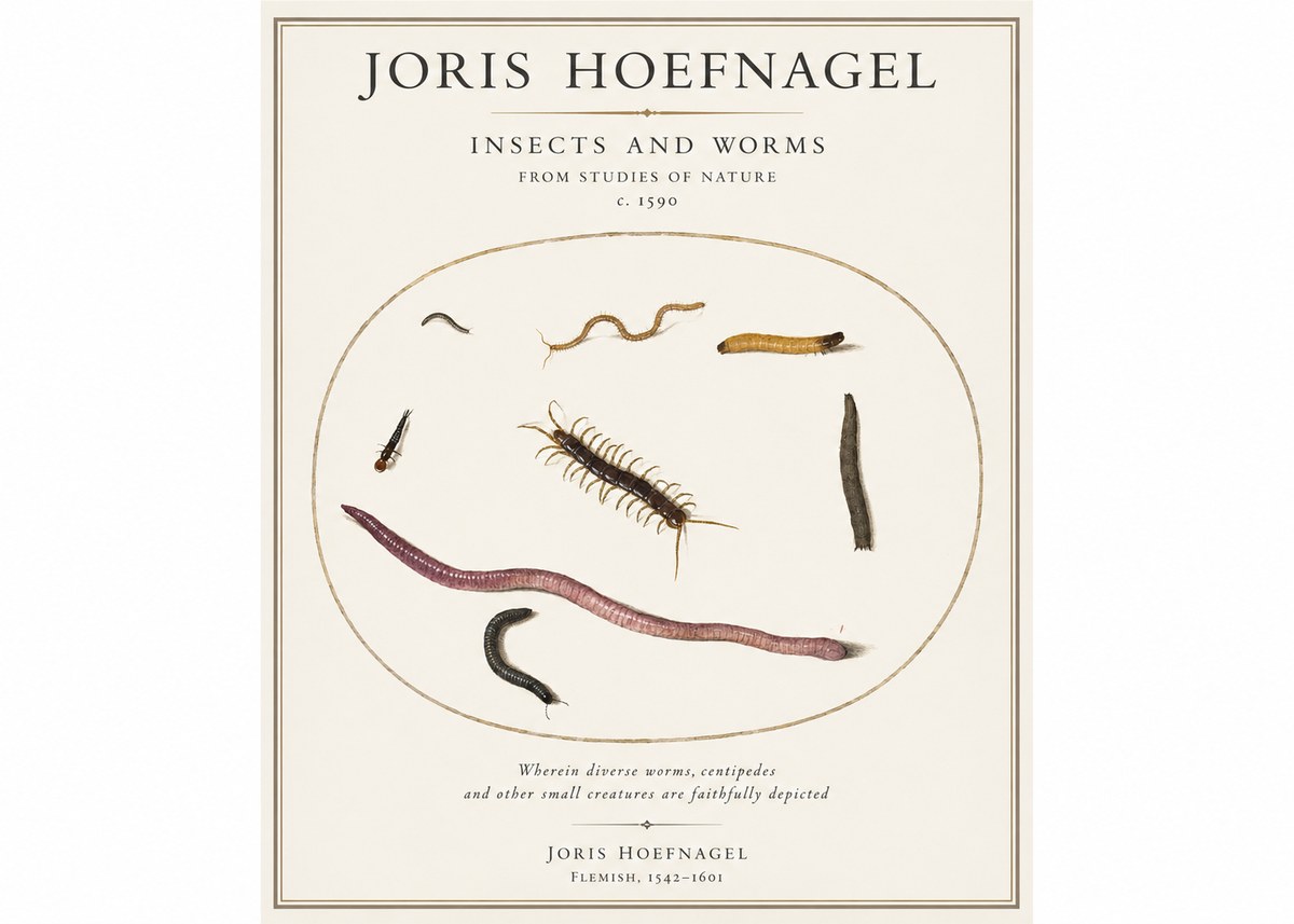 Joris Hoefnagel Creatures of the Earth II No5 - Juliste